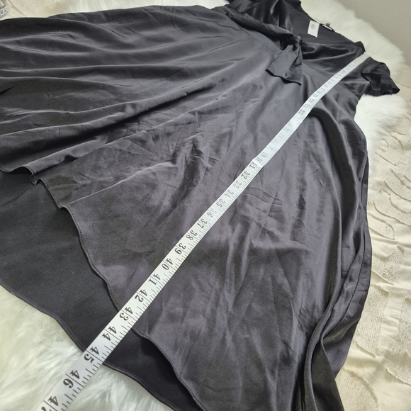 Baltic Born Poppy Satin Tie Front Midi Dress Size XL - Picture 13 of 13